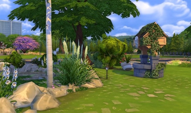 Sims 4 Camelia park by Bloup at Sims Artists