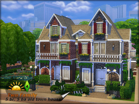 Two Family old town house by Solny at TSR