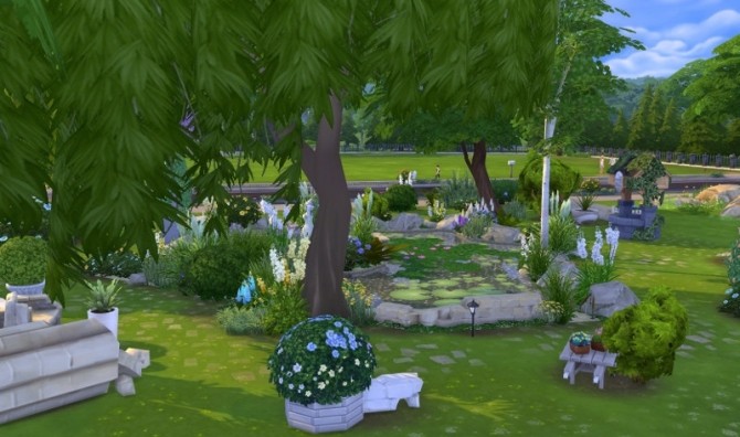 Sims 4 Camelia park by Bloup at Sims Artists