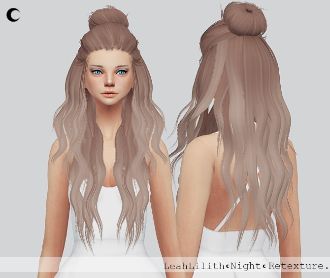 Sims 4 Night hair re texture at Kalewa a