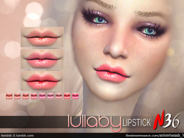 Sims 4 Lullaby Lipstick by tsminh 3 at TSR