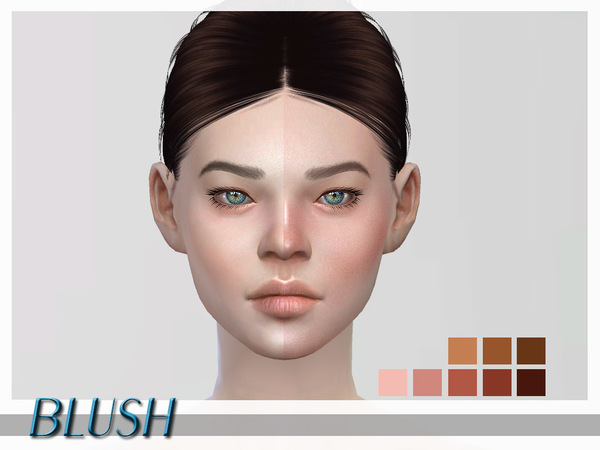 Sims 4 Face Blusher Set 1 by ShojoAngel at TSR