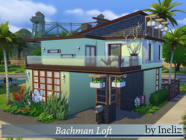 Sims 4 Bachman Loft by Ineliz at TSR
