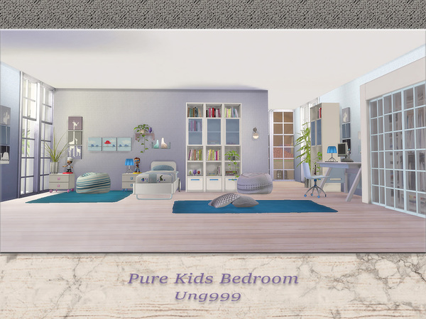Sims 4 Pure Kids Bedroom by ung999 at TSR
