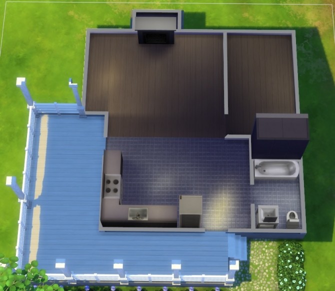 Wrap Around Porch By Dreamshaper At Mod, How To Do A Wrap Around Roof Sims 4