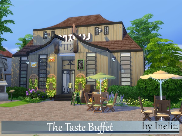 Sims 4 The Taste Buffet by Ineliz at TSR