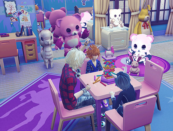 Sims 4 S4S Special bear set at Studio K Creation