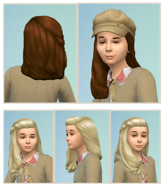 Sims 4 Girly Romantic Garden Hair at Birksches Sims Blog