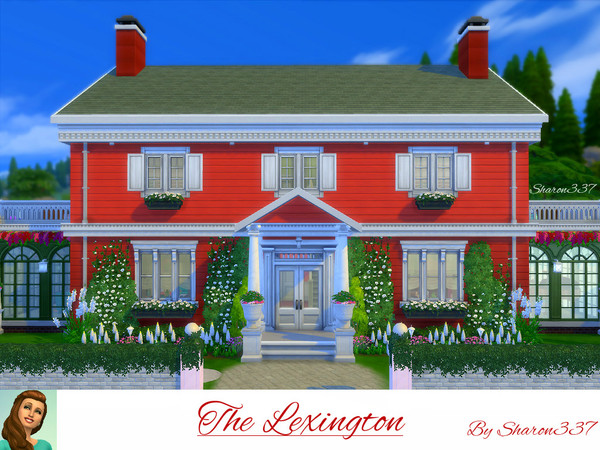 Sims 4 The Lexington house by sharon337 at TSR