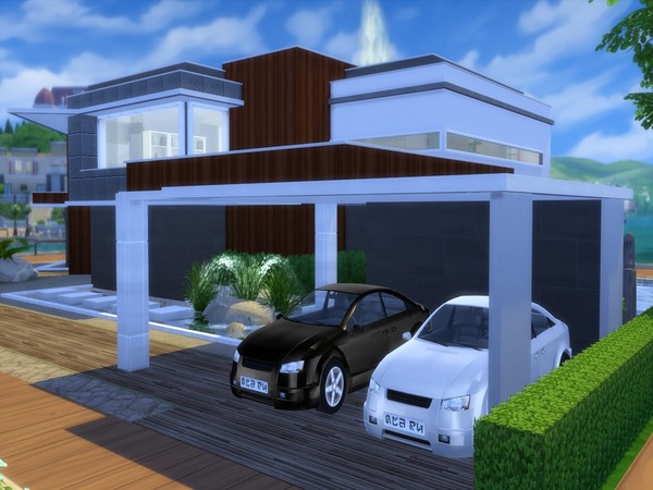 Sims 4 Modern Star house by Suzz86 at TSR