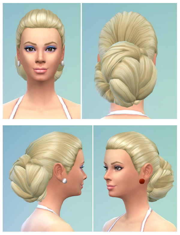 Sims 4 DeepinNeck Hair at Birksches Sims Blog