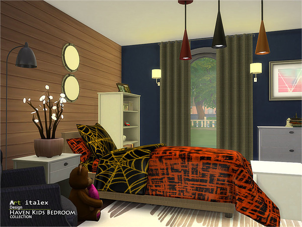 Sims 4 Haven Kids Bedroom by ArtVitalex at TSR