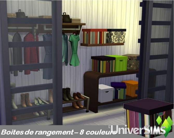 Sims 4 Storage box by Sasha at L’UniverSims