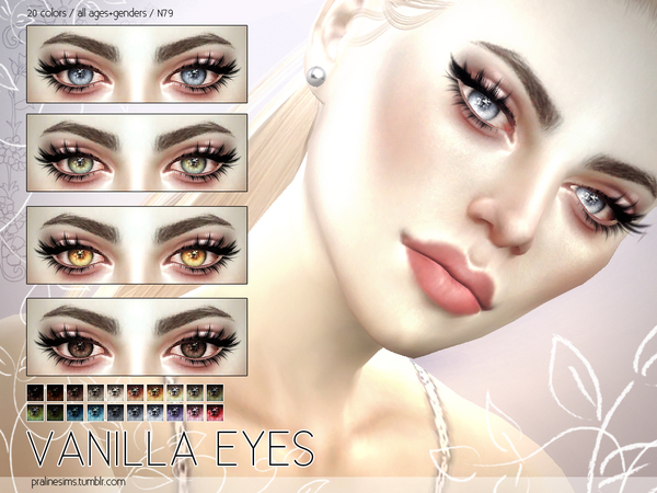 Sims 4 Vanilla Eyes N79 by Pralinesims at TSR