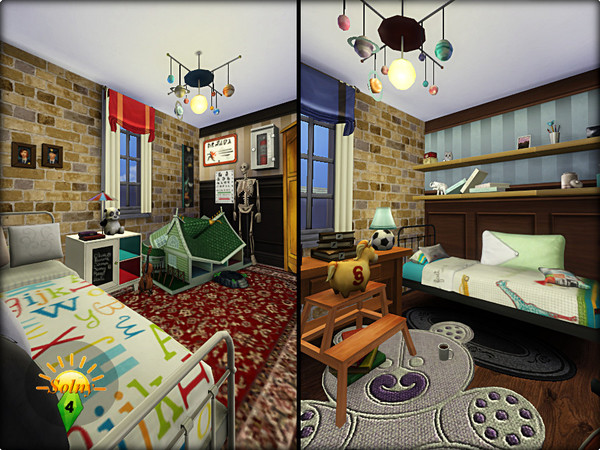 Sims 4 Two Family old town house by Solny at TSR