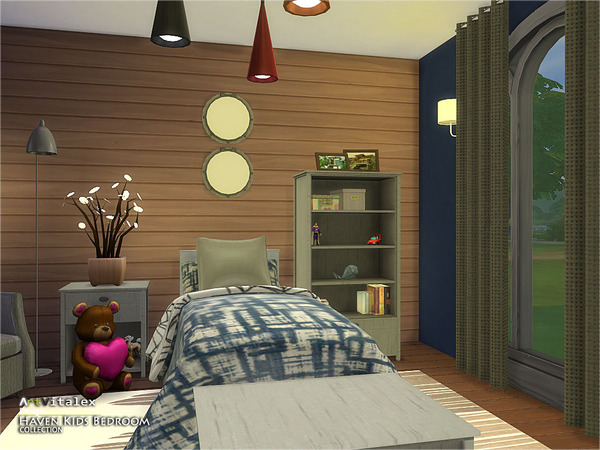 Sims 4 Haven Kids Bedroom by ArtVitalex at TSR