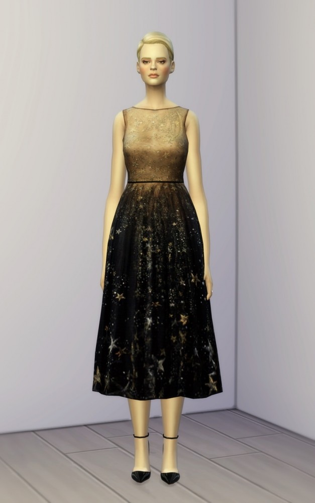 Sims 4 V. 2 dress preFW 2015 at Rusty Nail