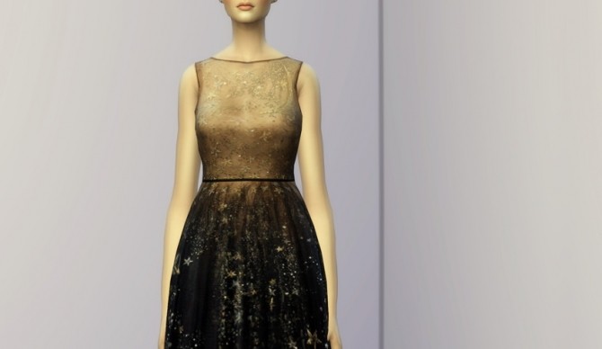 Sims 4 V. 2 dress preFW 2015 at Rusty Nail