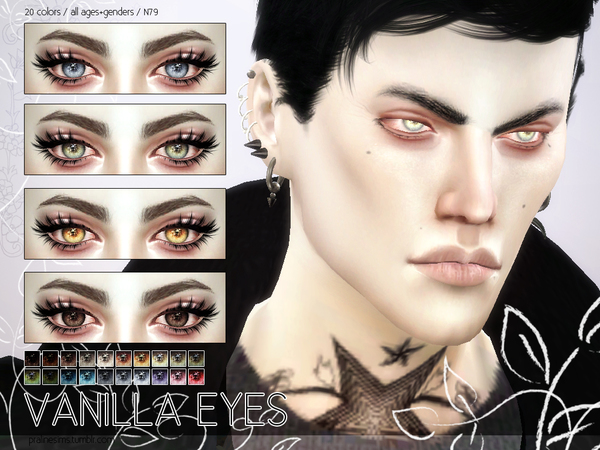 Sims 4 Vanilla Eyes N79 by Pralinesims at TSR