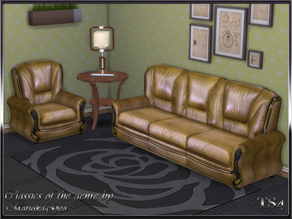 Sims 4 Classics of the genre living by Maruska Geo at TSR