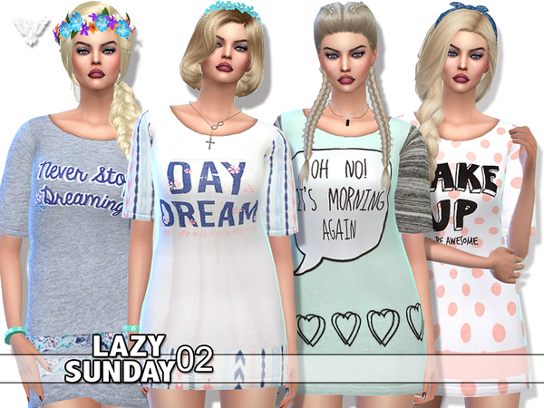 Sims 4 PZC Lazy Sunday 02 by Pinkzombiecupcakes at TSR