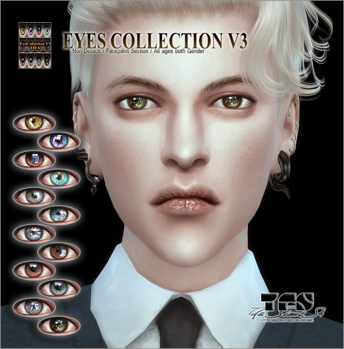 Eyes collection V3 ND at Tifa Sims » Sims 4 Updates