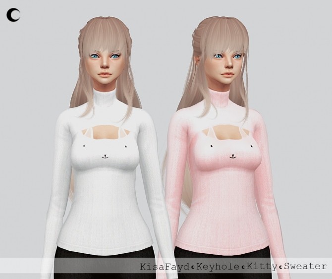 Sims 4 Keyhole Kitty Sweater at Kalewa a