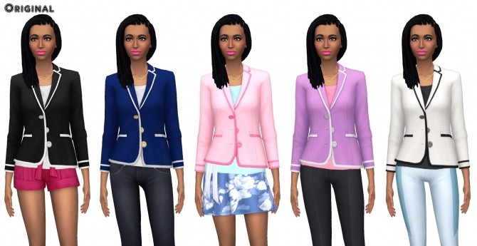Sims 4 Get Together Blazer Layer Edit by VentusMatt at Mod The Sims