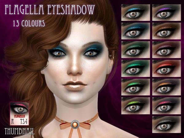Sims 4 Flagella Eyeshadow by RemusSirion at TSR
