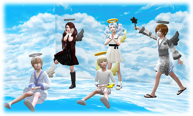 Sims 4 Angel Toys Set Pose at A luckyday