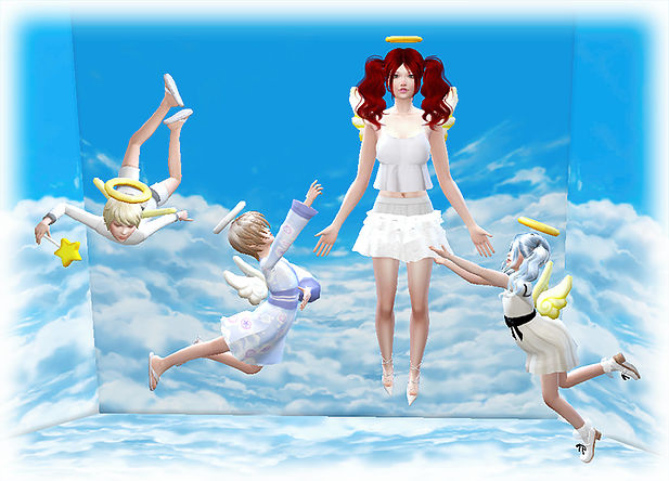 Sims 4 Angel Toys Set Pose at A luckyday