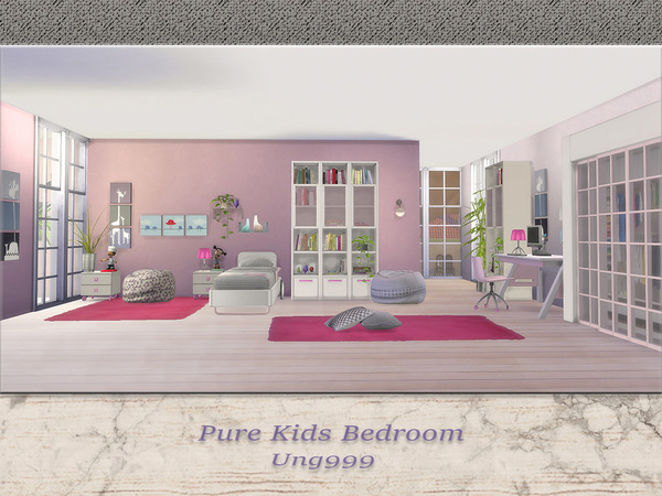 Sims 4 Pure Kids Bedroom by ung999 at TSR