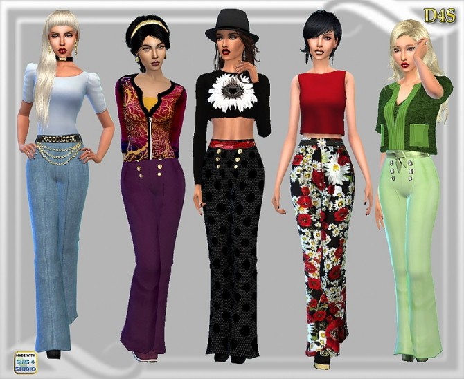 Sims 4 Spring bells outfit at Dreaming 4 Sims