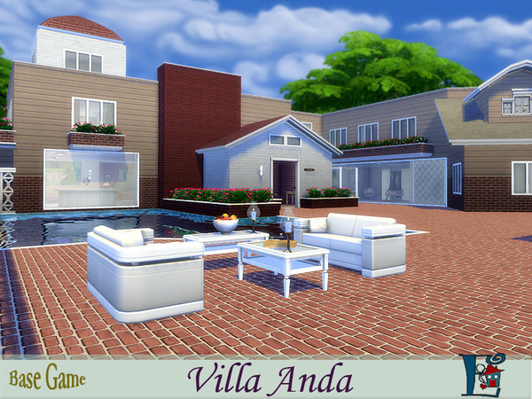 Sims 4 Villa Anda by evi at TSR