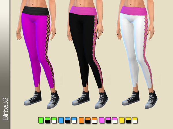 Sims 4 Fluo sport set by Birba32 at TSR