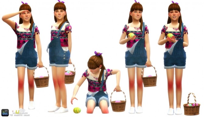 Sims 4 Happy Easter Set at In a bad Romance