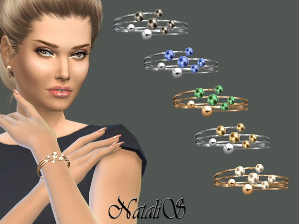 Sims 4 Bits and Baubles Bracelet by NataliS at TSR