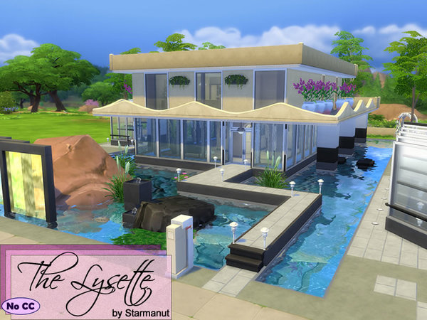 Sims 4 The Lysette house by Starmanut at TSR