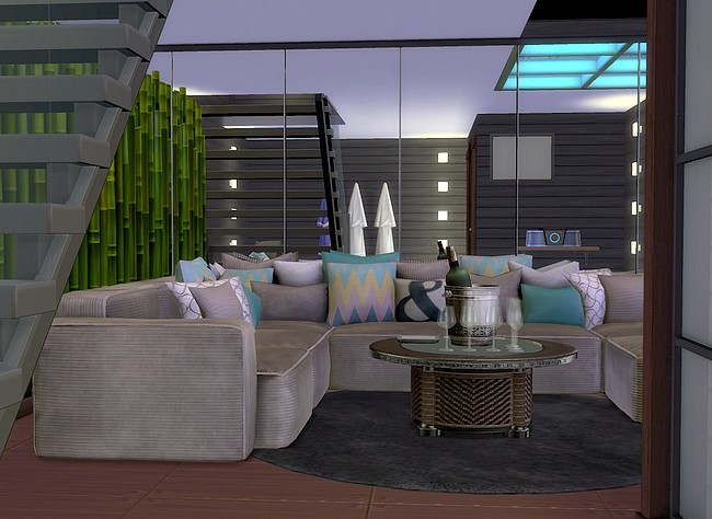 Sims 4 Halb & Halb house by melaschroeder at All 4 Sims