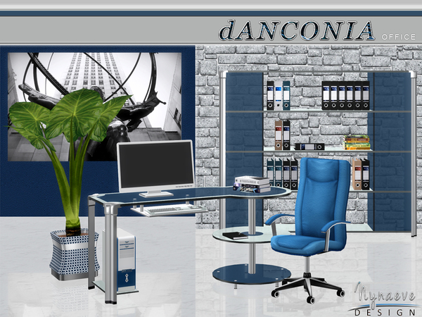 Sims 4 dAnconia Office by NynaeveDesign at TSR