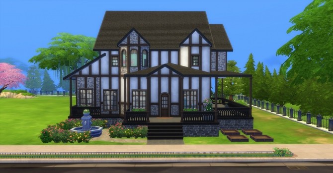 Sims 4 Windenburg style family home by layla mai at Mod The Sims