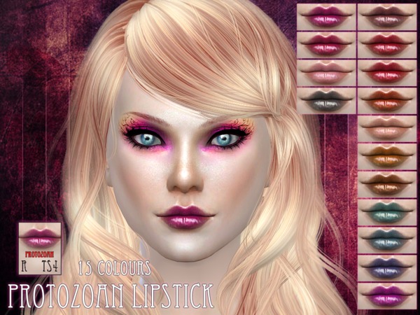 Sims 4 Protozoan Lipstick by RemusSirion at TSR