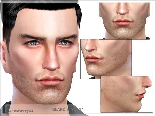 Sims 4 Beard Style 14 by Serpentrogue at TSR