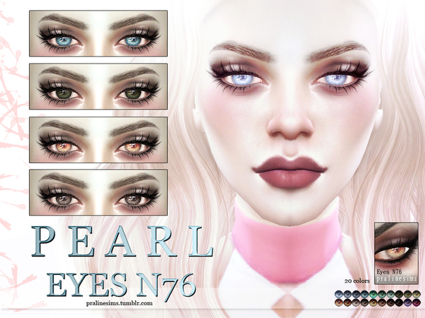 Sims 4 Crystal Eye Pack N10 by Pralinesims at TSR