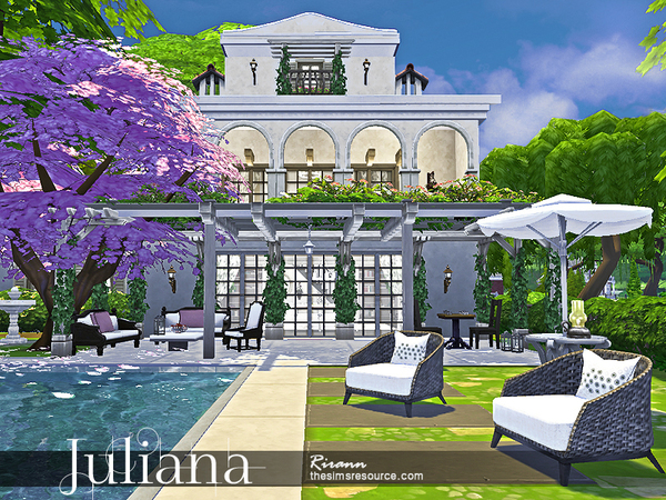 Sims 4 Juliana house by Rirann at TSR
