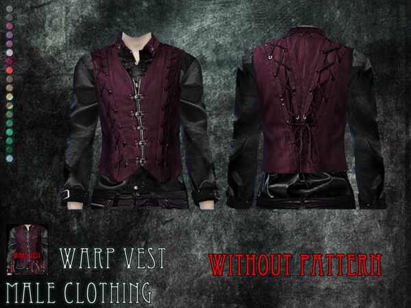 Sims 4 Warp vest by RemusSirion at TSR