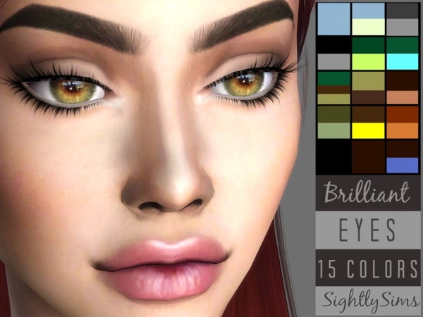 Sims 4 Brilliant Eyes by SightlySims at TSR
