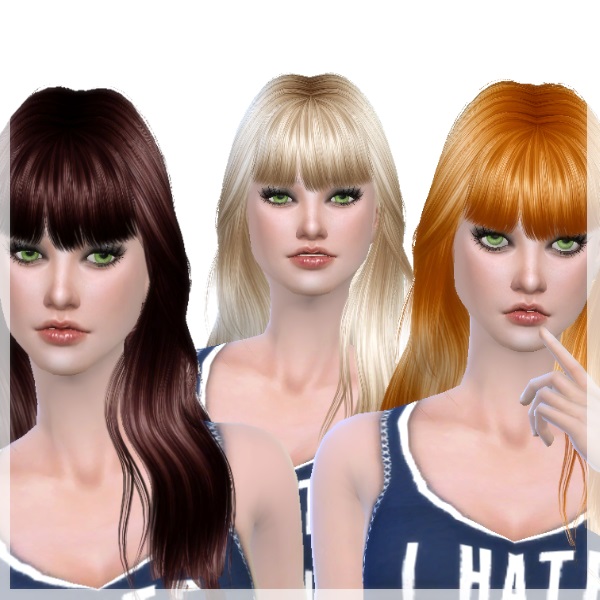 Sims 4 Maysims 153F hair retexture at Dachs Sims