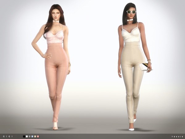 Sims 4 Gigi Outfit by toksik at TSR