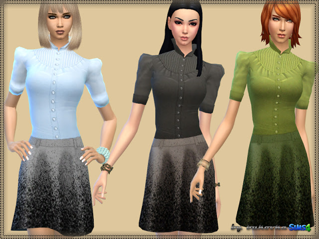 Sims 4 Business Style outfit at Bukovka